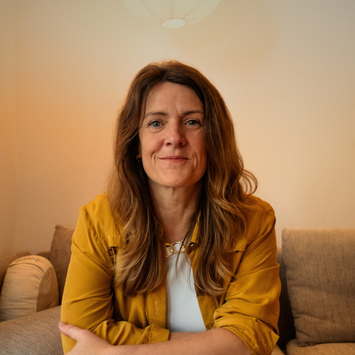 Briony Pete presenting her sustainability strategy implementation service